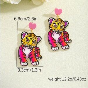 Lisa Frank earrings